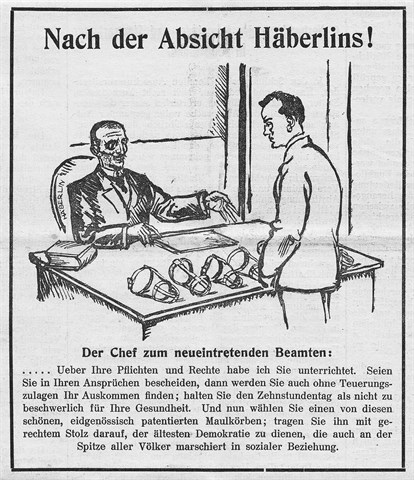 Lex Häberlin. Abstimmung 24.9.1922.